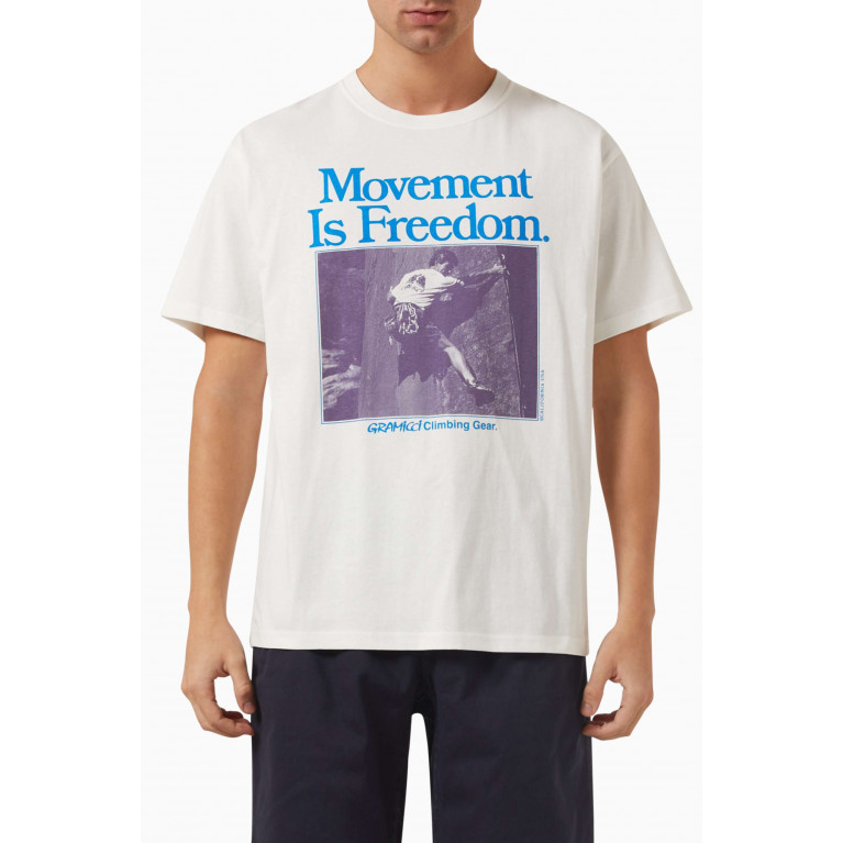 Gramicci - Movement T-shirt in Organic Cotton-jersey