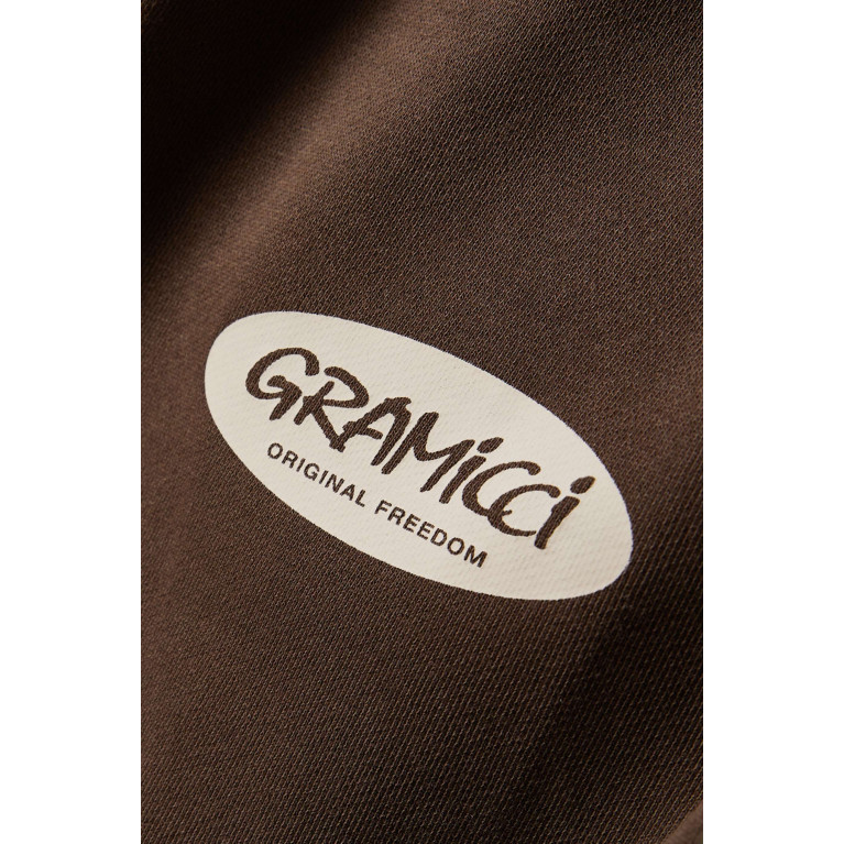 Gramicci - Original Freedom Logo-print Hoodie in Cotton-terry