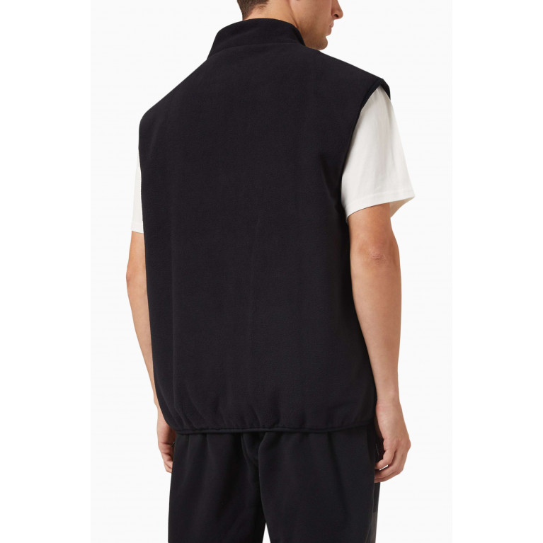 Gramicci - Reversible Thermal Vest in Fleece & Nylon Blue