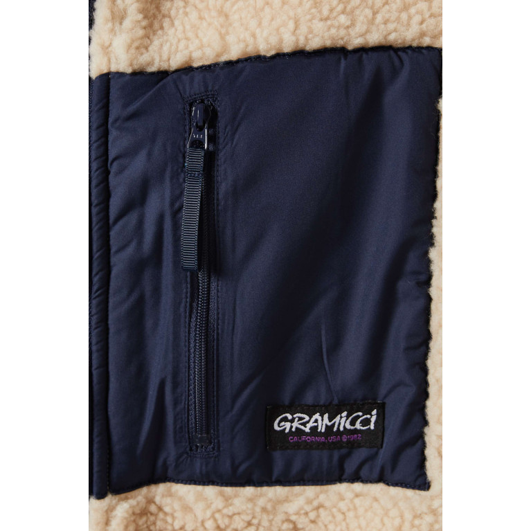 Gramicci - Zip-up Jacket in Sherpa Neutral