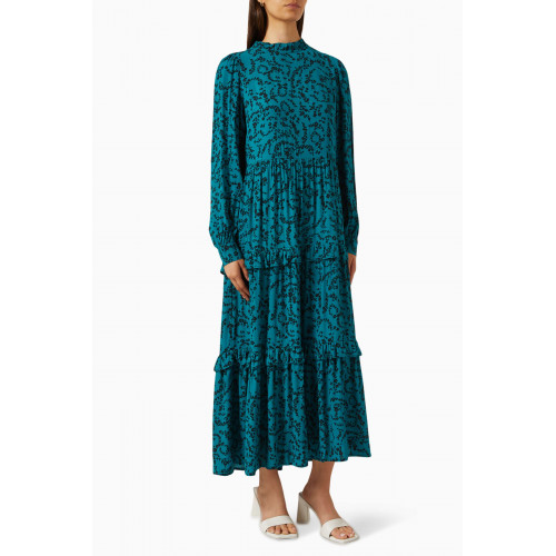 Y.A.S - Yasminua Embroidered Maxi Dress in Ecovero™