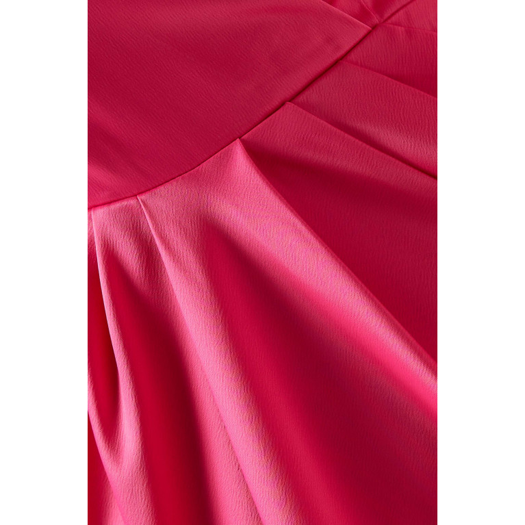Y.A.S - Yasathena Maxi Dress in Stretch-satin Pink