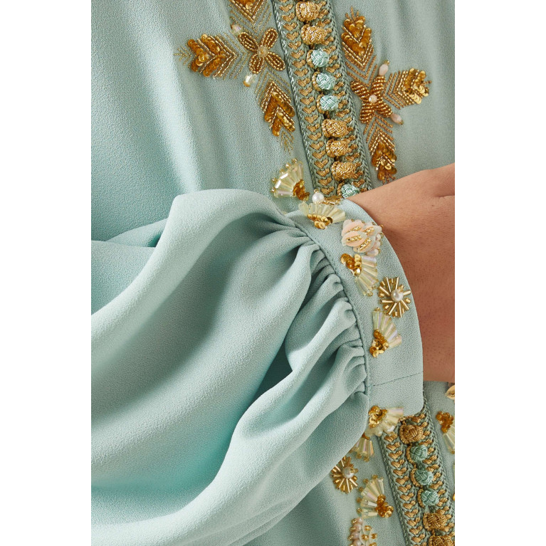 Designer’s Empire - Embellished Maxi Dress in Crepe