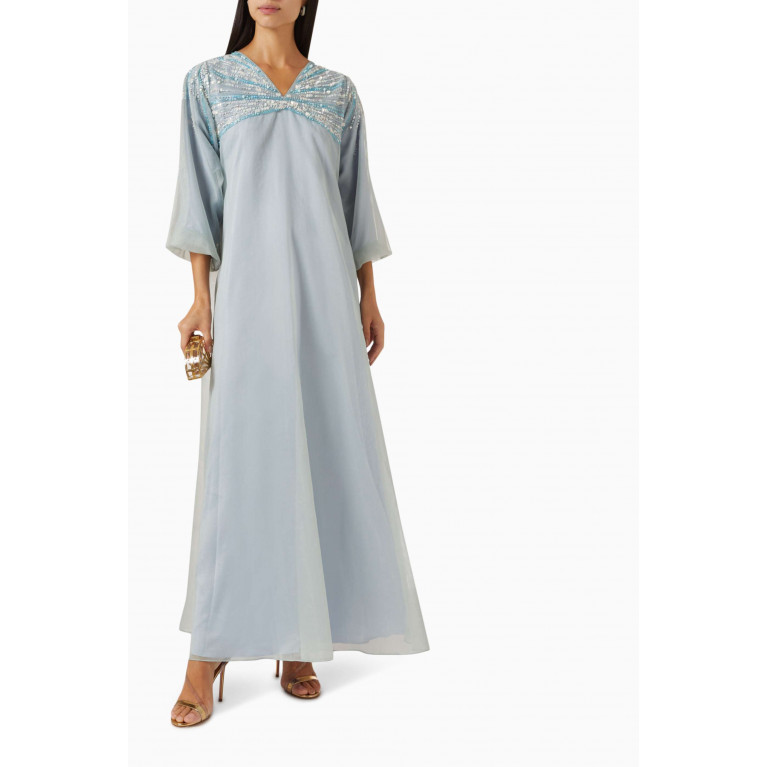 Moonoir - Embellished Dress in Organza