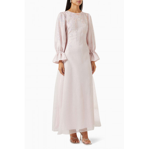 Moonoir - Embellished Dress in Lace