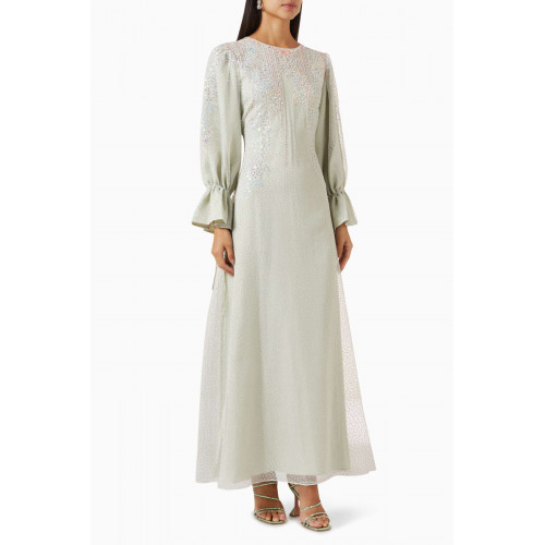 Moonoir - Sequin-embellished Dress in Lace