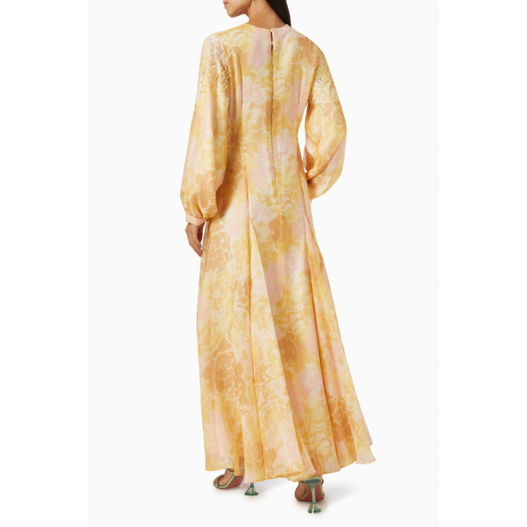 Moonoir - Sequin-embellished Dress in Chiffon