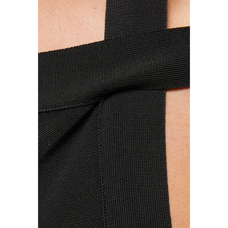 Saint Laurent - Backless Bodysuit in Knit
