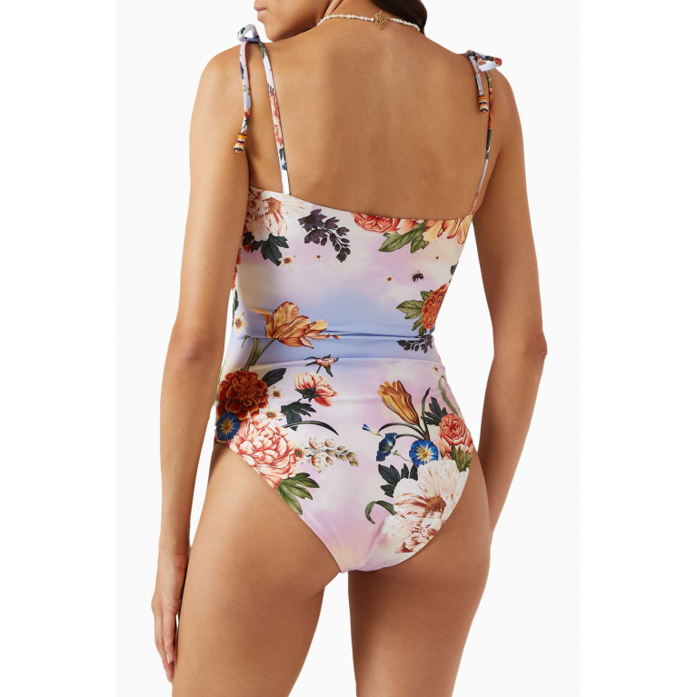Agua Bendita - Kailan Reversible One-piece Swimsuit