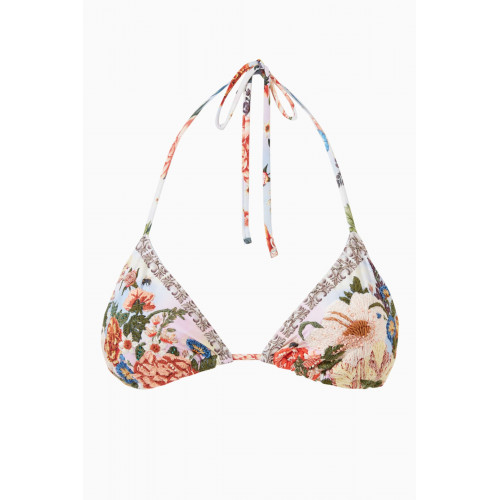 Agua Bendita - Lolita Embroidered Bikini Top