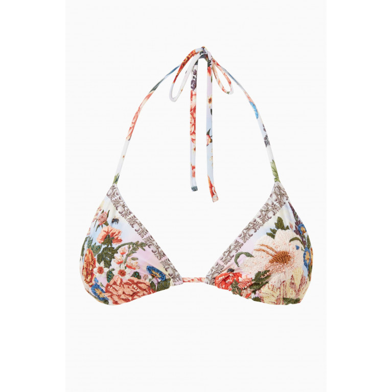 Agua Bendita - Lolita Embroidered Bikini Top