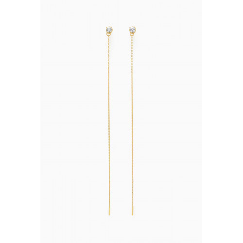 PDPAOLA - Belle Drop Earrings in 18kt Gold-plated Sterling Silver