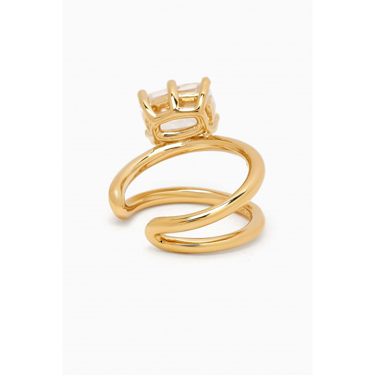 PDPAOLA - Galactic Single Ear Cuff in 18kt Gold-plated Sterling SIlver