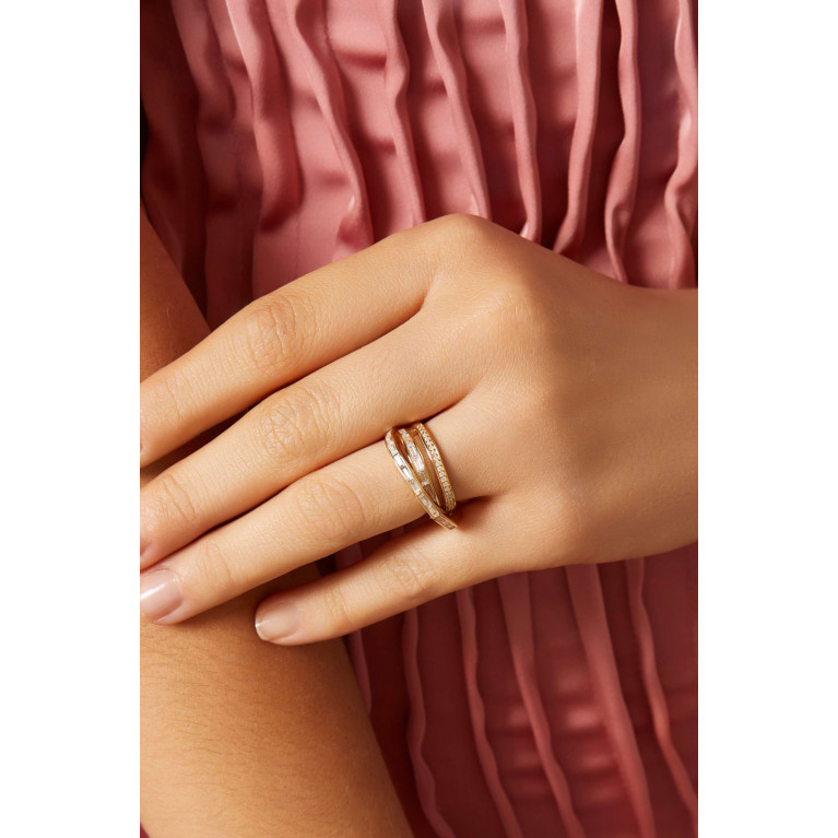 PDPAOLA - Verona Ring in 18kt Gold-plated Sterling SIlver