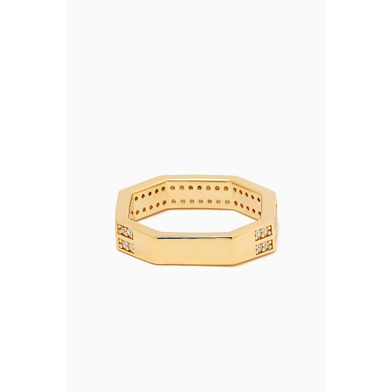 PDPAOLA - Olympia Ring in 18kt Gold-plated Sterling SIlver