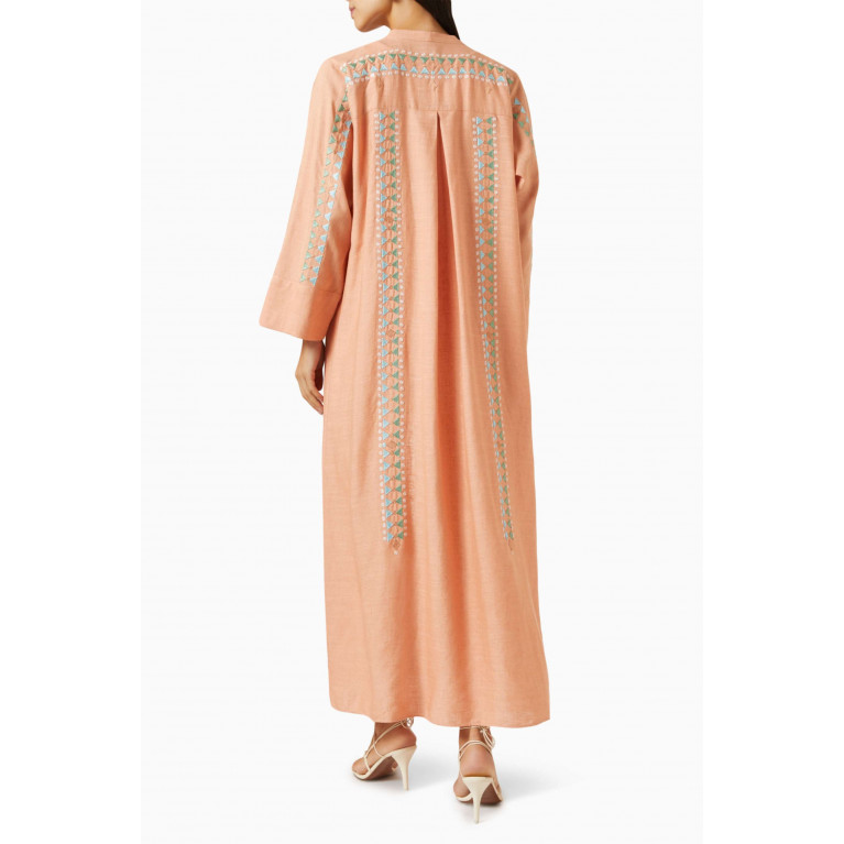 MAISOON - Embroidered Abaya in Linen