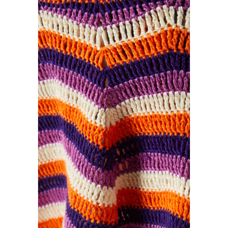 Agua Bendita - Teresa Boreal Mini Skirt in Crochet