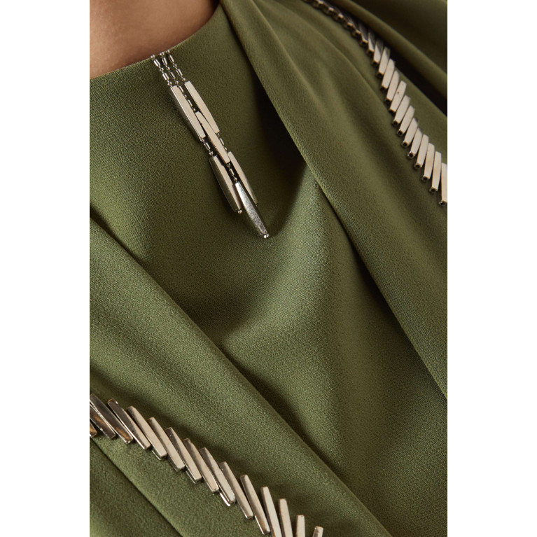 SH Collection - 3-piece Bead-embellished Abaya Set
