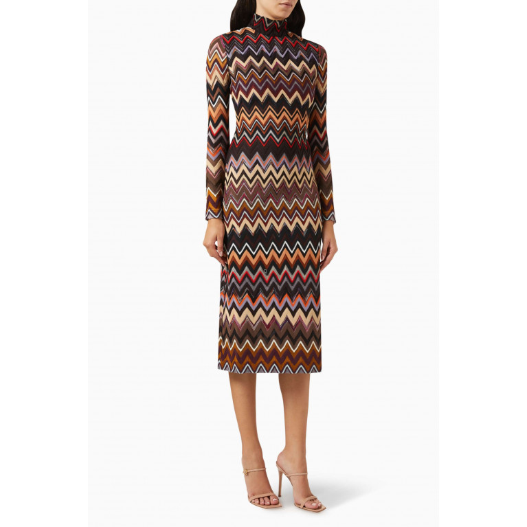 Missoni - Midi Dress in Wool-blend