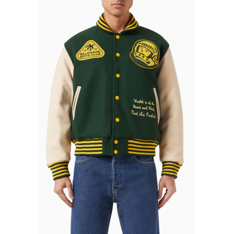 Billionaire Boys Club - Tropical Varsity Jacket in Nylon Blend