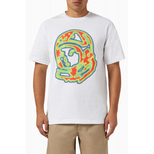 Billionaire Boys Club - Heat Map Helmet Logo T-shirt in Cotton White