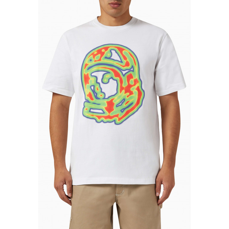 Billionaire Boys Club - Heat Map Helmet Logo T-shirt in Cotton White