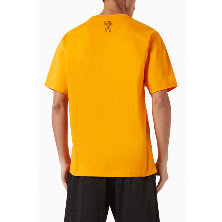 Billionaire Boys Club - Varsity Logo T-shirt in Cotton Orange