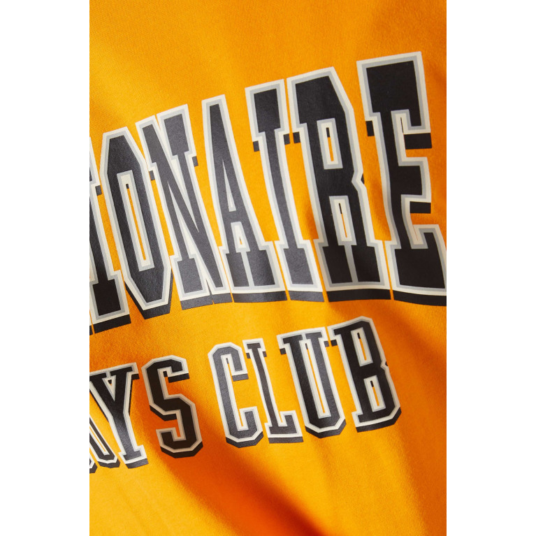 Billionaire Boys Club - Varsity Logo T-shirt in Cotton Orange