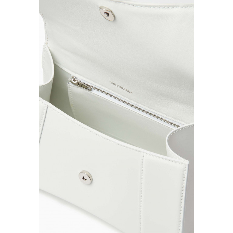 Balenciaga - Small Hourglass Top-handle Bag in Matte Calfskin