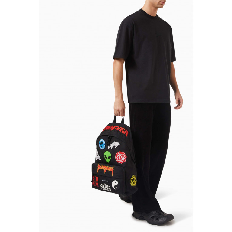 Balenciaga - Multi-patch Explorer Backpack in Nylon-canvas