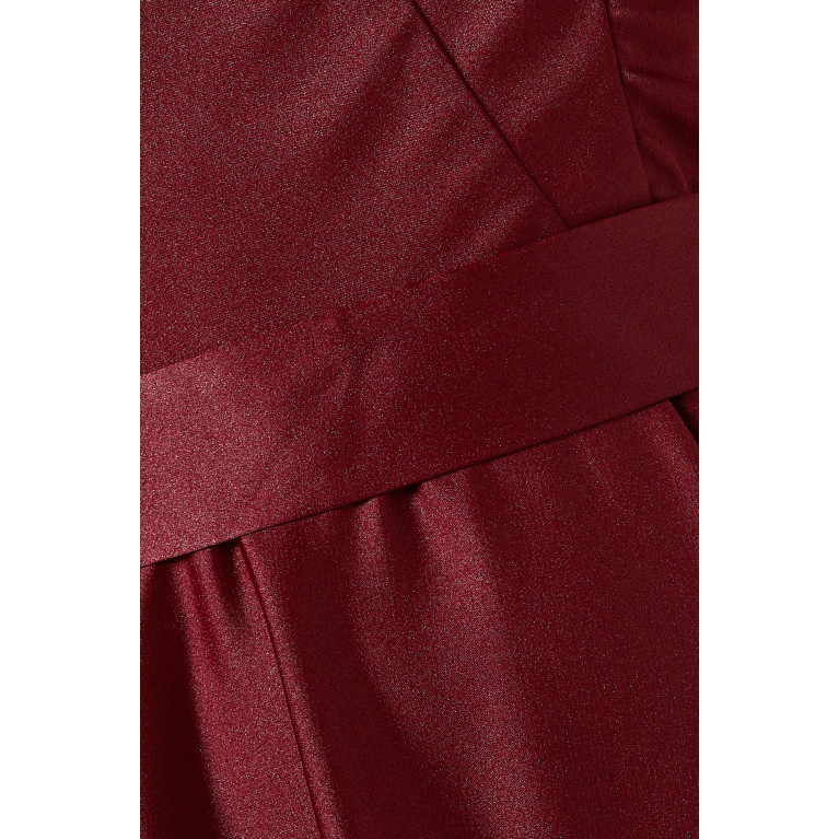 Amri - Ruffle Maxi Dress Red