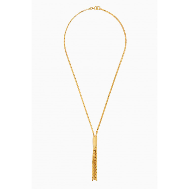 Susan Caplan - Rediscovered 1980s Vintage Tassel Drop Necklace