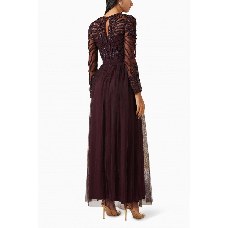 Frock&Frill - Bead-embellished Maxi Dress