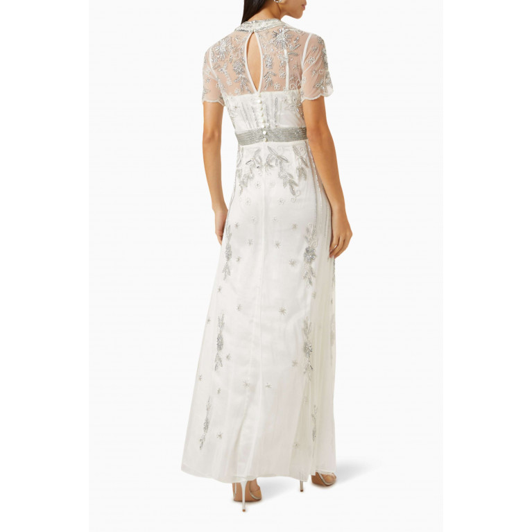 Frock&Frill - Embellished Maxi Dress in Tulle