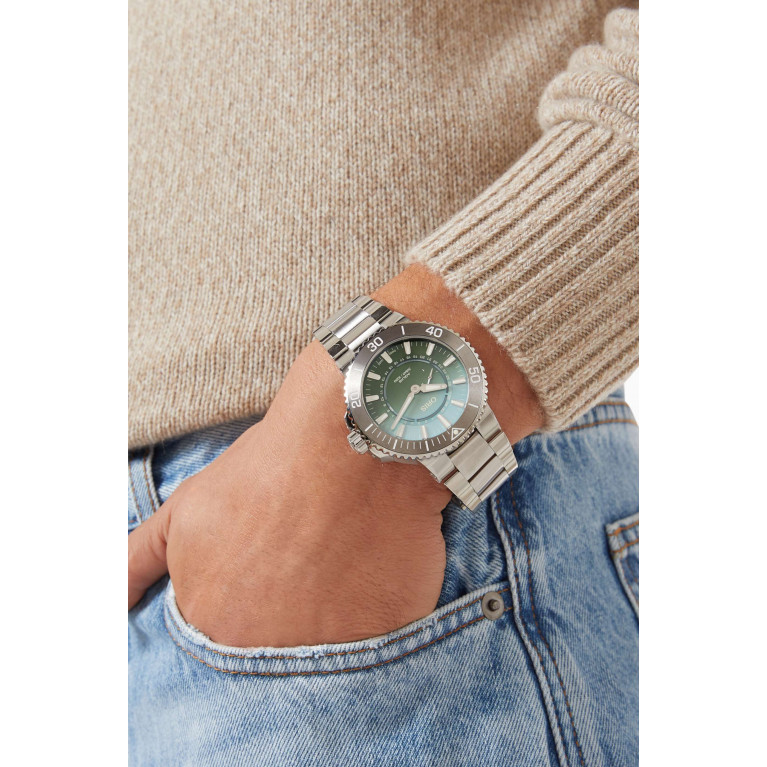 Oris - Dat Watt Limited Edition II Automatic Stainless Steel Watch, 43.5mm