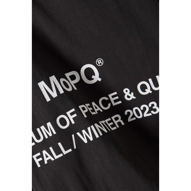 Museum of Peace & Quiet - MoPQ Logo T-shirt in Cotton Jersey