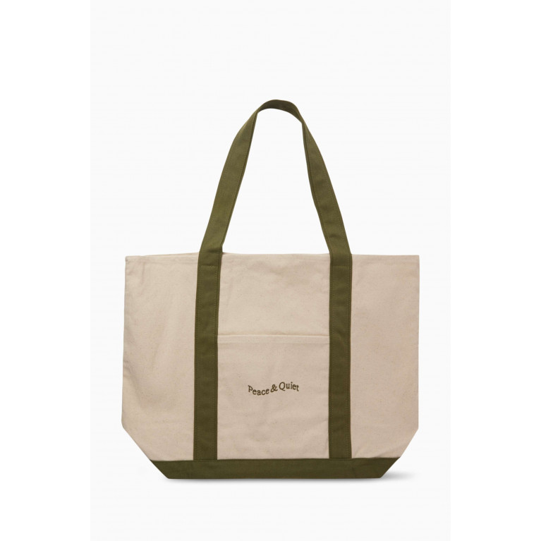 Museum of Peace & Quiet - Wordmark Boat Tote in Canvas