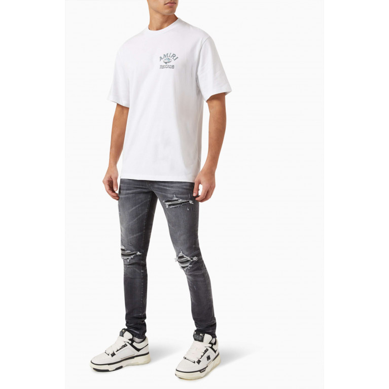 Amiri - Global Records T-shirt in Cotton Jersey