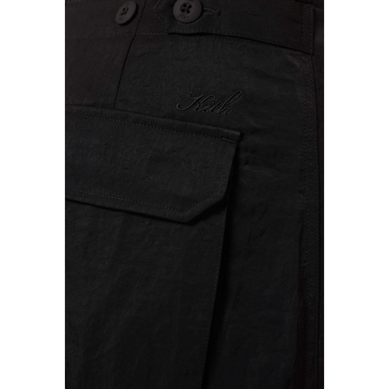 Kith - Allyn Mid-rise Cargo Pants in Nylon Black