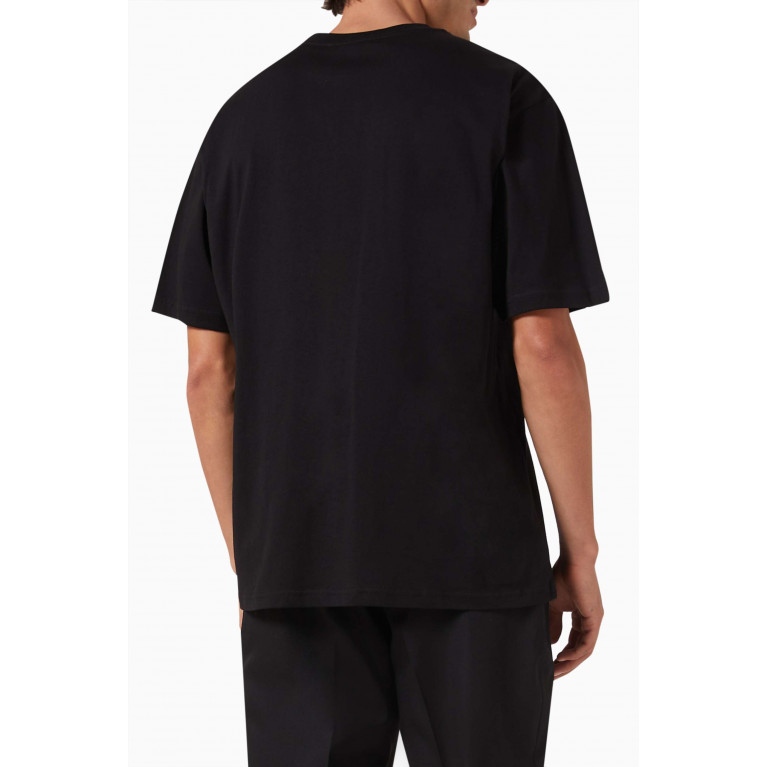 Les Benjamins - Graphic-print T-shirt in Cotton-jersey Black