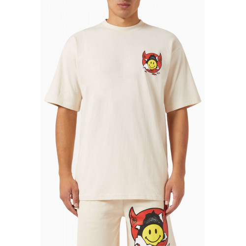 Market - Smiley Inner Peace T-shirt in Cotton-jersey Neutral