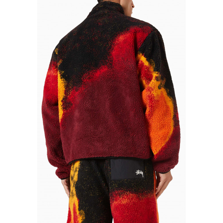 Stussy - Reversible Jacket in Sherpa Fleece & Nylon