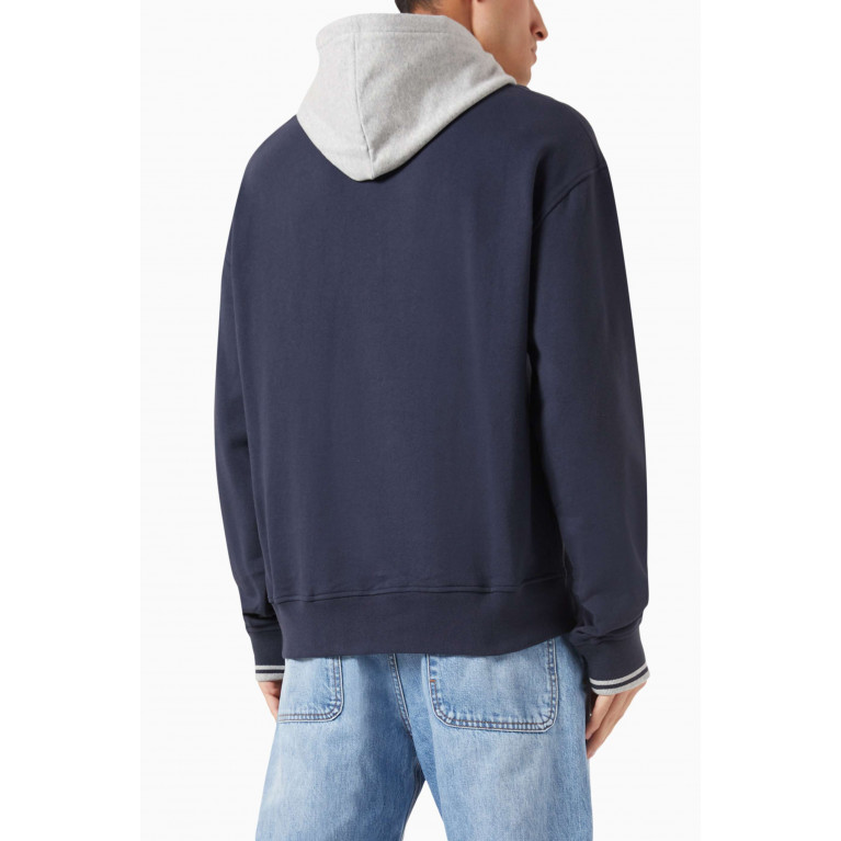 Ice Cream - Logo College Hooded Sweatshirt in Cotton