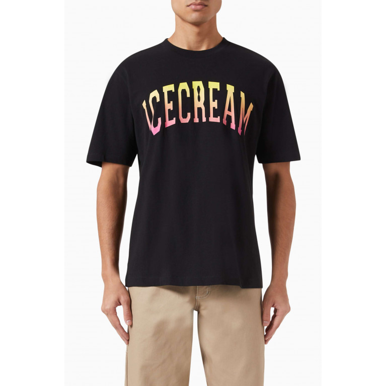 Ice Cream - College Logo Graphic T-shirt in Cotton