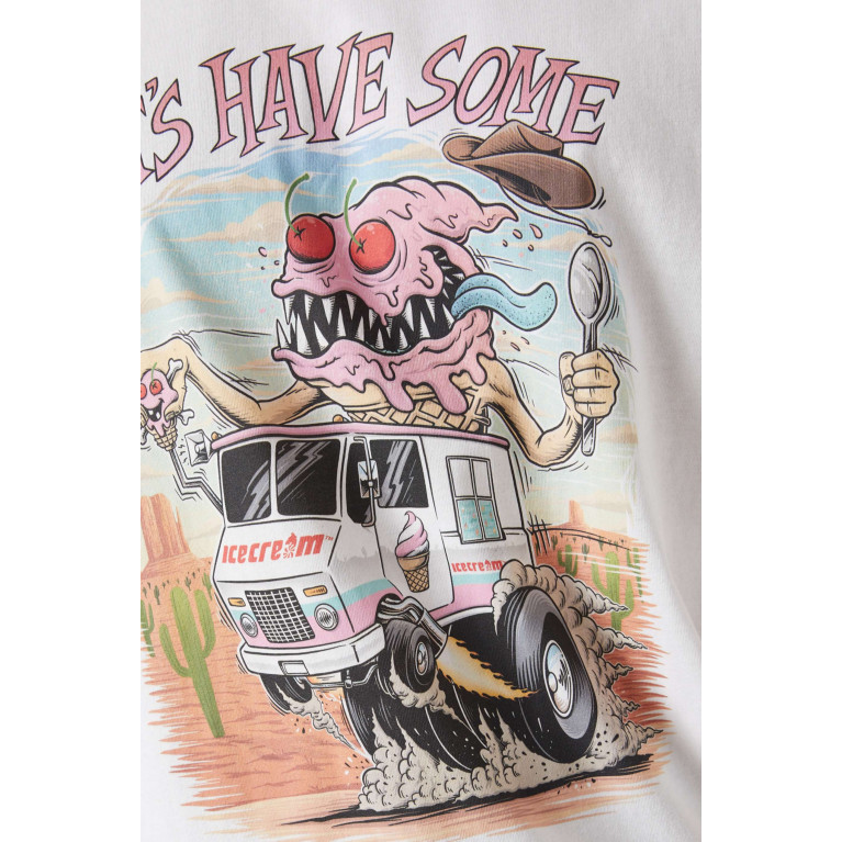 Ice Cream - Ice Cream Truck T-shirt in Cotton