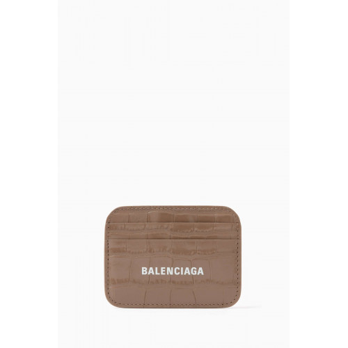 Balenciaga - Cash Card Holder in Croc-embossed Calfskin