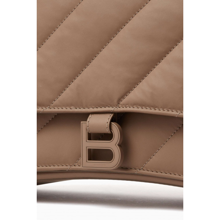 Balenciaga - Medium Crush Shoulder Bag in Quilted Satin