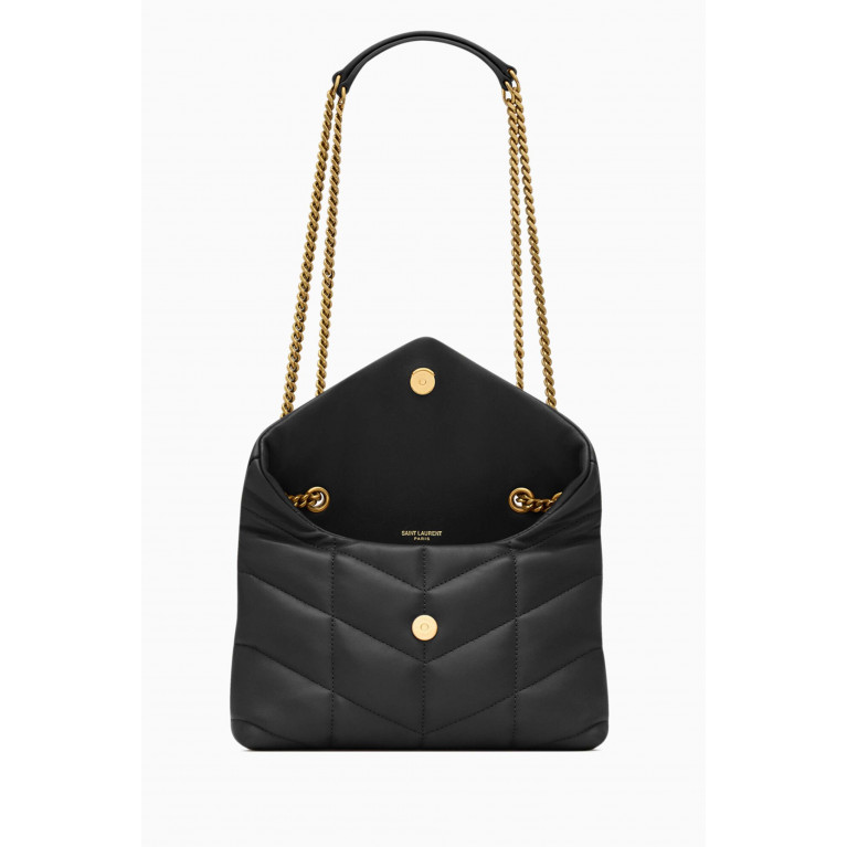 Saint Laurent - Mini Puffer Toy Bag in Quilted Lambskin Leather