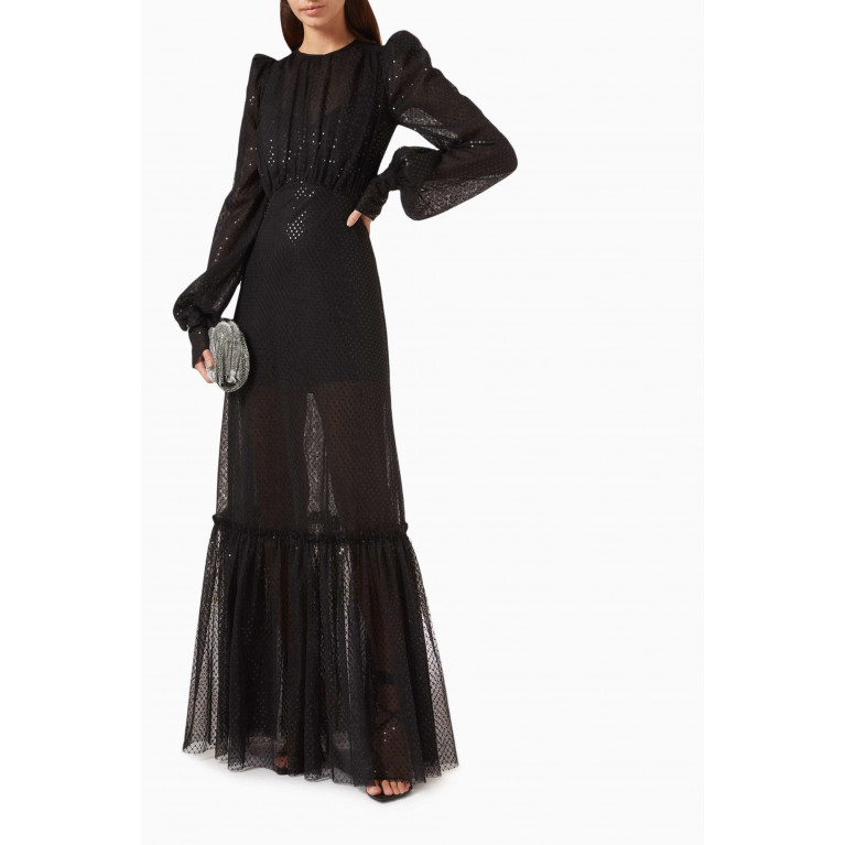 The Vampire's Wife - The Royal Sorceress Maxi Dress in Tulle