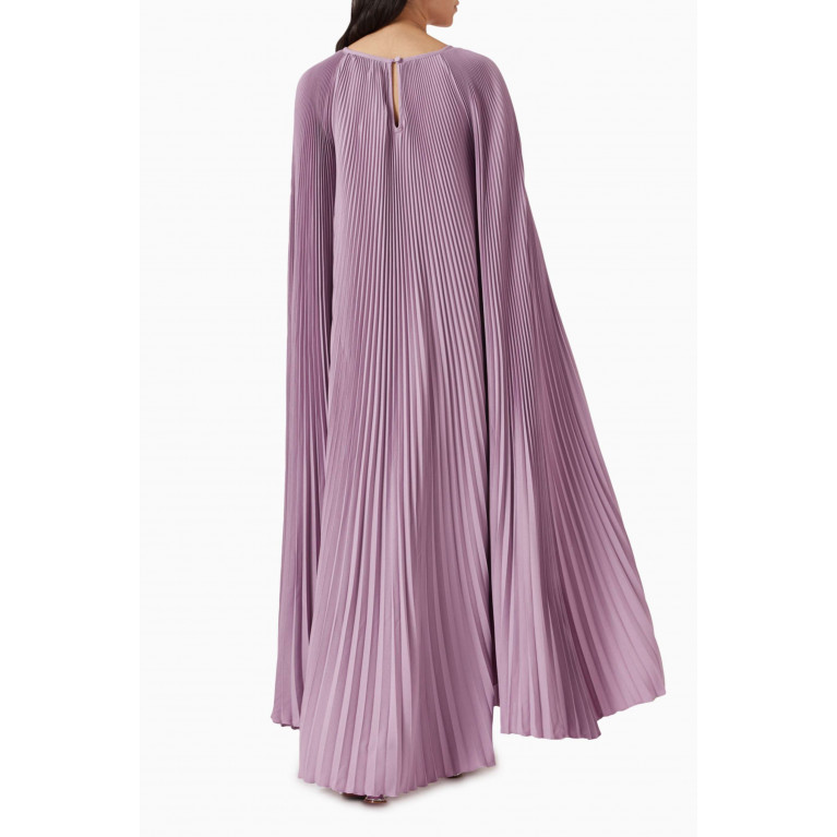 L'idee - Palais Gown in Satin Purple